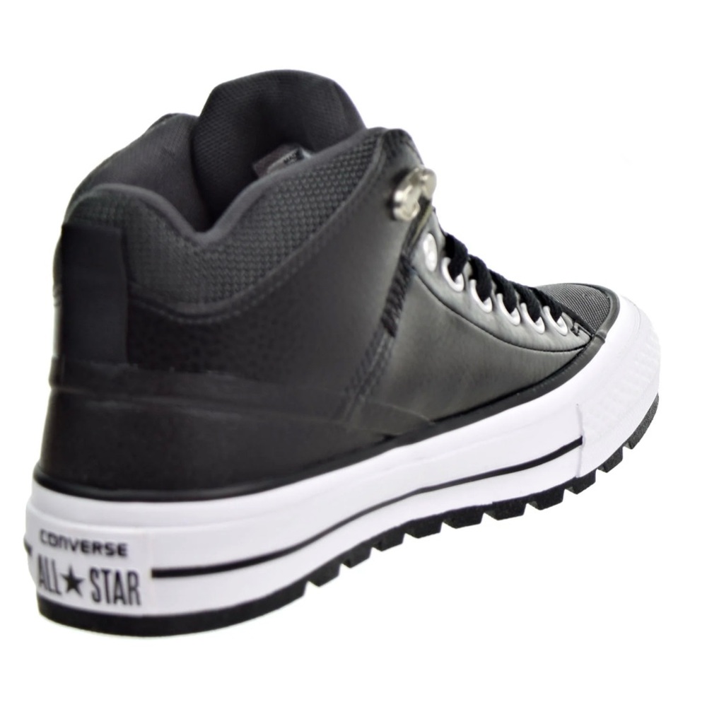 Converse CT All Star VEGAN Leather Street Boot Mid Black Women’s size 9 NEW!!! - Picture 4 of 7
